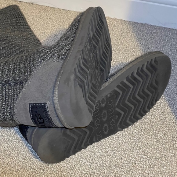 UGG Cardy Tall Grey Boots US-6 - Picture 4 of 4